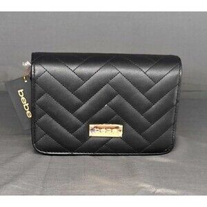 NWT Bebe Black Sophia Cross Body Bag RV $69